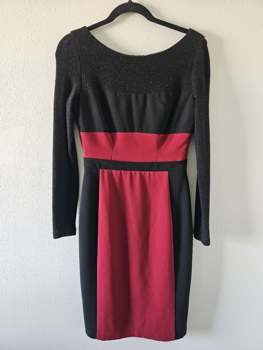 BLACK HALO Long Sleeve Jackie O Style Dress